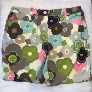 Flowered Talbots Capri pants in brand new condition never worn NWOT